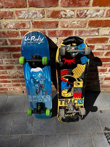 2 planches à roulettes vintage, Enlèvement, Utilisé, Skateboard