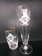 Deux anciens verres différents BLANC D'ORGE cervoise pétilla, Collections, Marques de bière, Comme neuf, Autres marques, Enlèvement ou Envoi