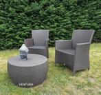 4 als nieuw Ventura stoelen + tafeltje tuinset, Ophalen, Tuinset