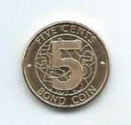 Zimbabwe, 5 Cents 2014 (BOND COIN)., Timbres & Monnaies, Monnaies | Afrique, Zimbabwe, Enlèvement ou Envoi, Monnaie en vrac