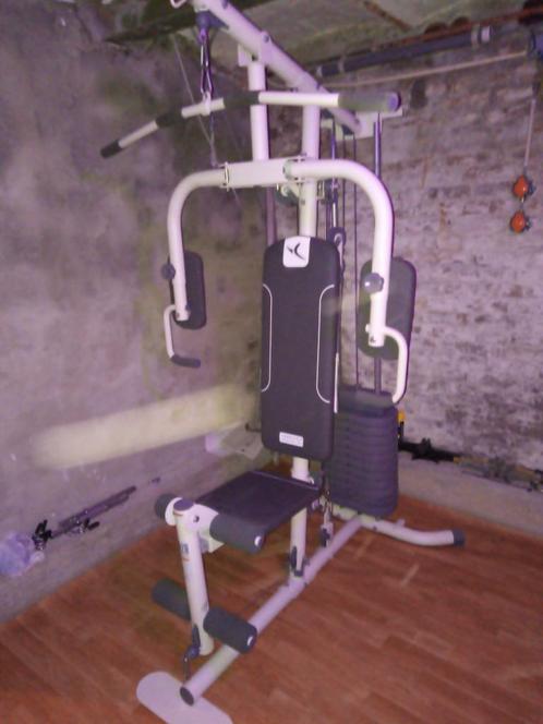 halterbank, Sport en Fitness, Fitnessapparatuur, Zo goed als nieuw, Overige typen, Armen, Benen, Borst, Rug, Metaal, Ophalen