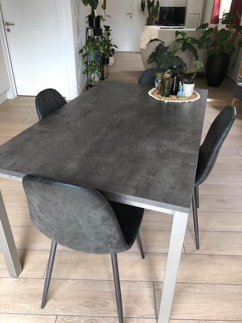 Eettafel met 4 stoelen, Huis en Inrichting, Tafels | Eettafels, Ophalen