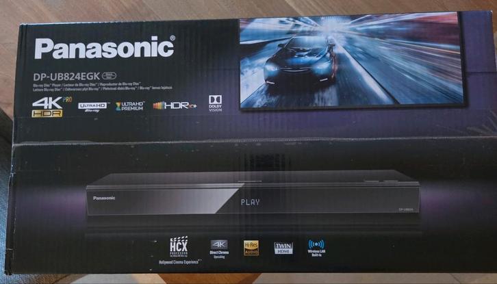 Panasonic DP-UB824EGK, blue-ray speler, nieuw in doos, TV, Hi-fi & Vidéo, Lecteurs DVD, Panasonic, Enlèvement