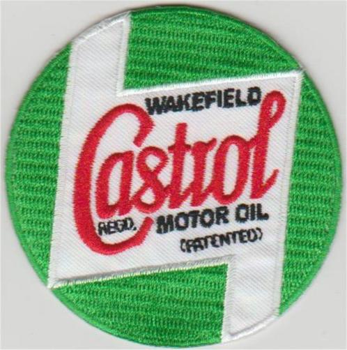 Wakefield Castrol Motor Oil stoffen opstrijk patch embleem #, Motoren, Accessoires | Stickers, Verzenden