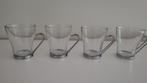 4 theeglazen, Verzamelen, Glas en Drinkglazen, Ophalen of Verzenden, Zo goed als nieuw, Overige typen