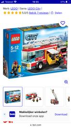 Lego brandweerwagen 60002, Enlèvement, Comme neuf, Ensemble complet, Lego