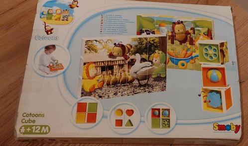 Cotoons Smoby Cube - puzzel, Kinderen en Baby's, Speelgoed | Kinderpuzzels, Gebruikt, Ophalen of Verzenden