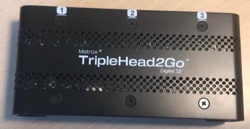 Matrox T2G-DP3D-IF TripleHead2Go SE External Multi Display A, Computers en Software, Capture cards, Zo goed als nieuw, Ophalen