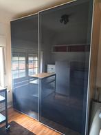 Te koop kleerkast met glazen deuren zelf komen afbreken., Huis en Inrichting, Ophalen, Zo goed als nieuw, Glas