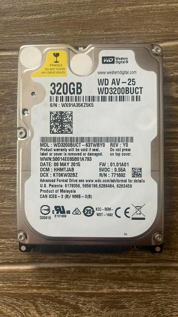 Western Digital 320 GB beschikbaar voor biedingen