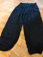 L&L wijde broek, Gedragen, Lang, Blauw, Maat 36 (S)