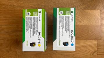 Cartridges Lexmark 80C2SC0 en 80C2SYE beschikbaar voor biedingen