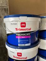 Trimetal magnacryl Satin, Bricolage & Construction, Moins de 5 litres, Peinture, Enlèvement ou Envoi, Blanc