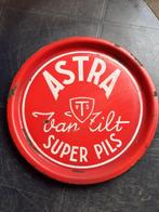 Bieren ASTRA Van Tilt VTS SUPER PILS Leuven emaille dienbord, Ophalen of Verzenden, Gebruikt, Reclamebord, Plaat of Schild, Overige merken