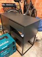 2 zwarte nachtkastjes ikea, Huis en Inrichting, Ophalen, Gebruikt, Minder dan 45 cm, 55 tot 70 cm