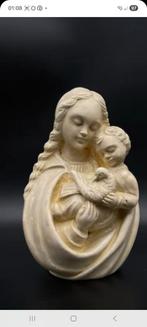 Vintage franse madonna met kindje en witte duif, Antiek en Kunst, Antiek | Religieuze voorwerpen, Ophalen of Verzenden