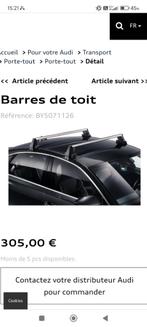Audi bagagerek en fietshouder, Auto diversen, Dakdragers, Ophalen, Gebruikt