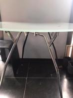 Spider design eettafel 1m05 staal onderstel, Huis en Inrichting, Tafels | Eettafels, Ophalen, 100 tot 150 cm, Rond, Zo goed als nieuw