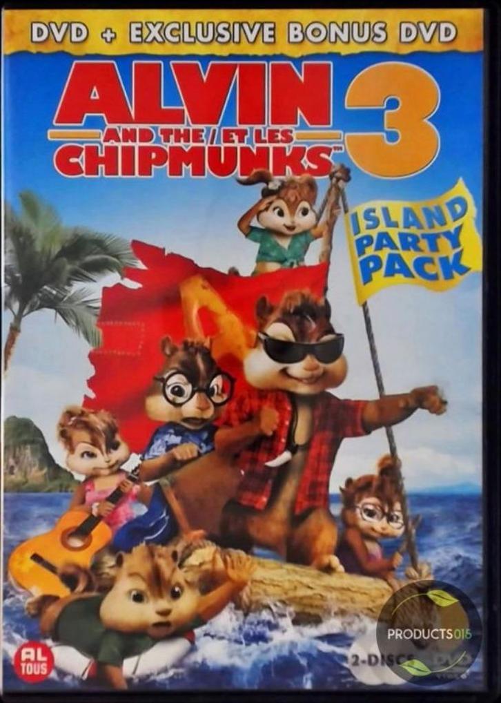 Dvd - Alvin and the chipmunks 3 ( 2 disc versie ), Cd's en Dvd's, Dvd's | Tekenfilms en Animatie, Ophalen of Verzenden