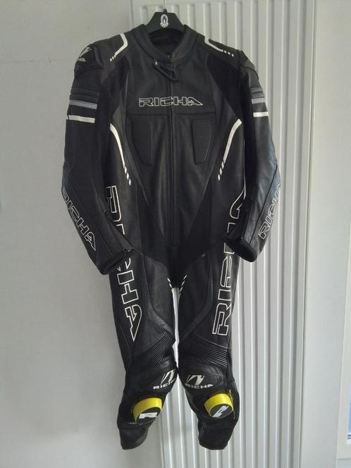 ééndelig Lederen pak Richa maat 52, Motoren, Kleding | Motorkleding, Overall, Heren, Tweedehands, Ophalen