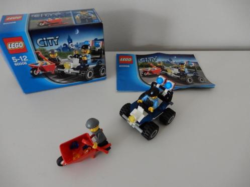 Lego 60006 Politie quad en diamantrover, Kinderen en Baby's, Speelgoed | Duplo en Lego, Lego, Ophalen of Verzenden