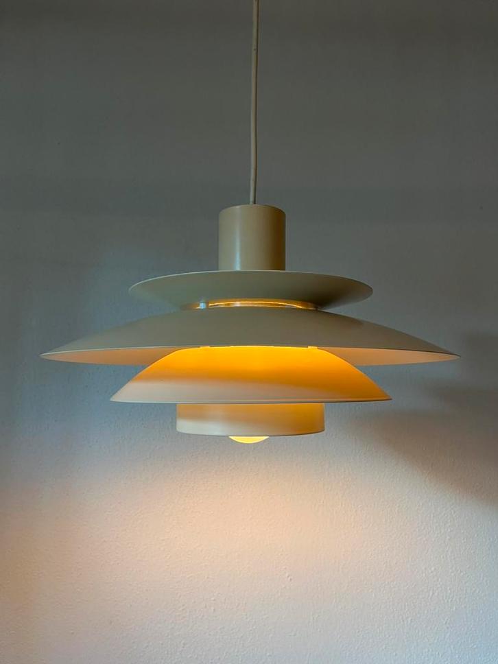 Deense design schalenlamp Top lamper Metha, Huis en Inrichting, Lampen | Hanglampen, Gebruikt, Minder dan 50 cm, Metaal, Ophalen