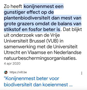 Konijnen mest gratis. beschikbaar voor biedingen