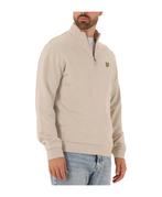 Lyle & Scott Loopback Quarter Zip Sweat Grey Taupe XXL, Ophalen of Verzenden, Nieuw