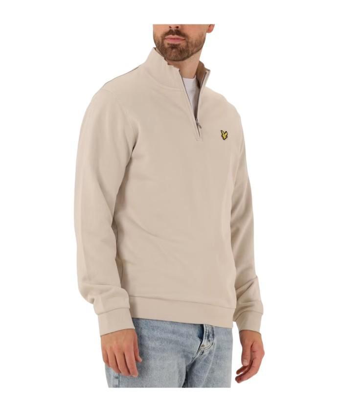 Lyle & Scott Loopback Quarter Zip Sweat Grey Taupe XXL, Kleding | Heren, Jassen | Zomer, Nieuw, Ophalen of Verzenden