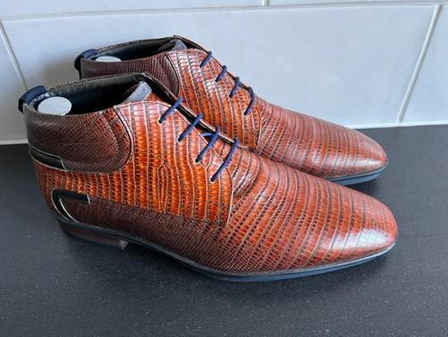 Floris van Bommel herenschoenen maat 6.5 / 40, Kleding | Heren, Schoenen, Zo goed als nieuw, Veterschoenen, Bruin, Ophalen of Verzenden