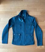leuke petrolblauwe geklede dames jas jacket maat 38 à 40, Blauw, Maat 38/40 (M), Ophalen of Verzenden, Zo goed als nieuw