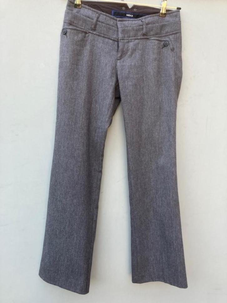 Mexx wollen broek, Kleding | Dames, Broeken en Pantalons, Zo goed als nieuw, Maat 34 (XS) of kleiner, Bruin, Ophalen of Verzenden