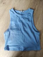 blauwe crop top Zara M, Vêtements | Femmes, Tops, Zara, Taille 38/40 (M), Bleu, Sans manches