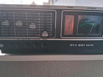 Vintage Radio grundig + speakers ITT beschikbaar voor biedingen