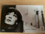 Photo carte postale de Juliette Gréco, Enlèvement ou Envoi, Comme neuf, Photo ou Carte