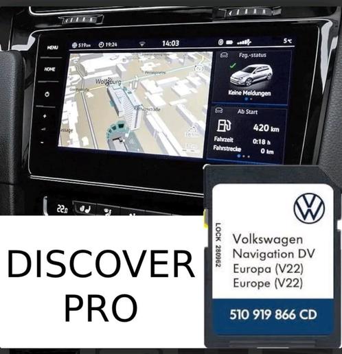 SD-navigatie Discover Pro Map 2025 Volkswagen Skoda, Auto diversen, Autoradio's, Ophalen