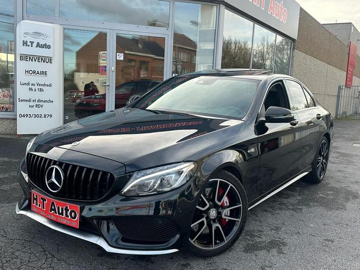 Mercedes C43 AMG 4 matic full optie 1 jaar garantie!!, Auto's, Mercedes-Benz, Bedrijf, Te koop, C-Klasse, 360° camera, 4x4, ABS