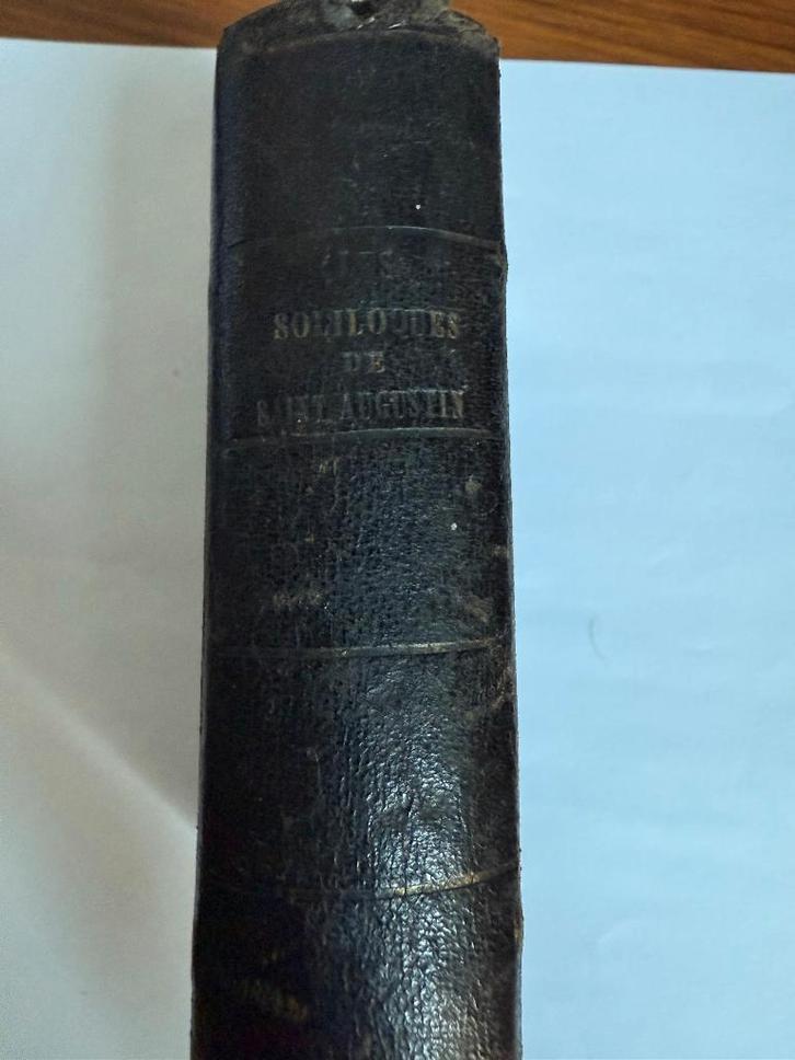 SAINT AUGUSTINE: The Soliloquies, Doornik, 1849,, Antiek en Kunst, Curiosa en Brocante, Ophalen of Verzenden