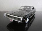 1970 Dodge Charger R/T black 1/18, Hobby en Vrije tijd, Modelauto's | 1:18, Nieuw, Ophalen of Verzenden, ERTL, Auto