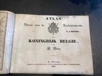 Atlas Album voor de Aardrijkskunde , Koninkrijk België ,1845, Landkaart, 1800 tot 2000, België, Ophalen