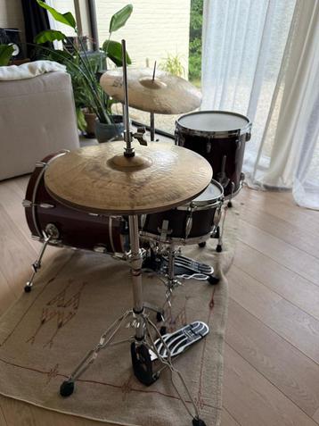 Gretsch Catalina jazz drum met flightcases, Muziek en Instrumenten, Ophalen, Gebruikt, Overige merken