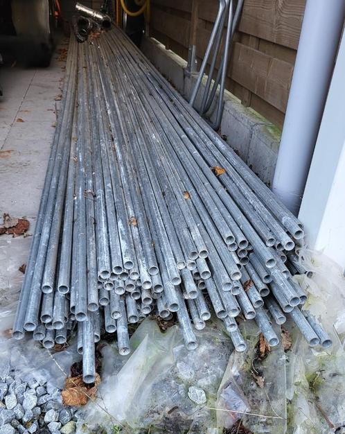 170 Stalen buizen Sendzimir verzinkt, Doe-het-zelf en Bouw, Metalen, Zo goed als nieuw, IJzer, Ophalen