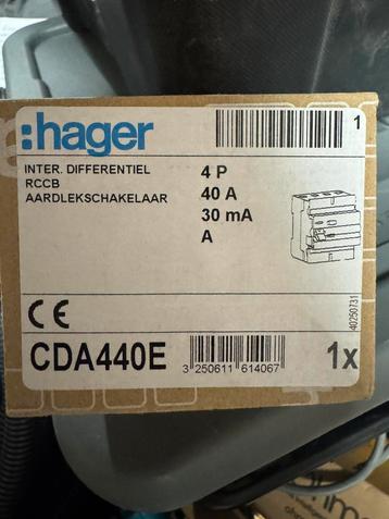 Differentiel neuf 40 Amperes 30mA beschikbaar voor biedingen