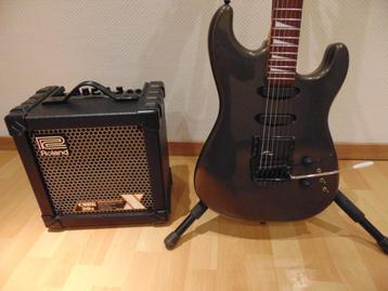 Gitaar Hohner Abor MXJ + versterker Roland Cube 20X beschikbaar voor biedingen