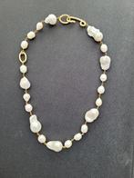 Halsketting, Handtassen en Accessoires, Kettingen, Ophalen, Overige materialen, Verstelbaar, Beige