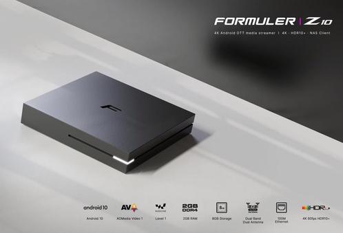 Boîtier Formuler Z10 4K UHD HDR, TV, Hi-fi & Vidéo, Lecteurs multimédias, Neuf, Sans disque dur, HDMI, USB 2.0