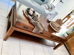 Antieke Franse salontafel 100% eikenhout, Huis en Inrichting, Ophalen of Verzenden, Zo goed als nieuw, Eikenhout