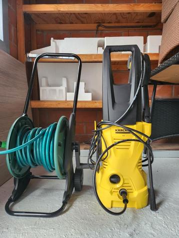 Karcher + tuinslang met draaimolen (nieuw) beschikbaar voor biedingen