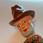 Poppenkastpop handpop jager vintage composiet, Antiek en Kunst, Ophalen of Verzenden