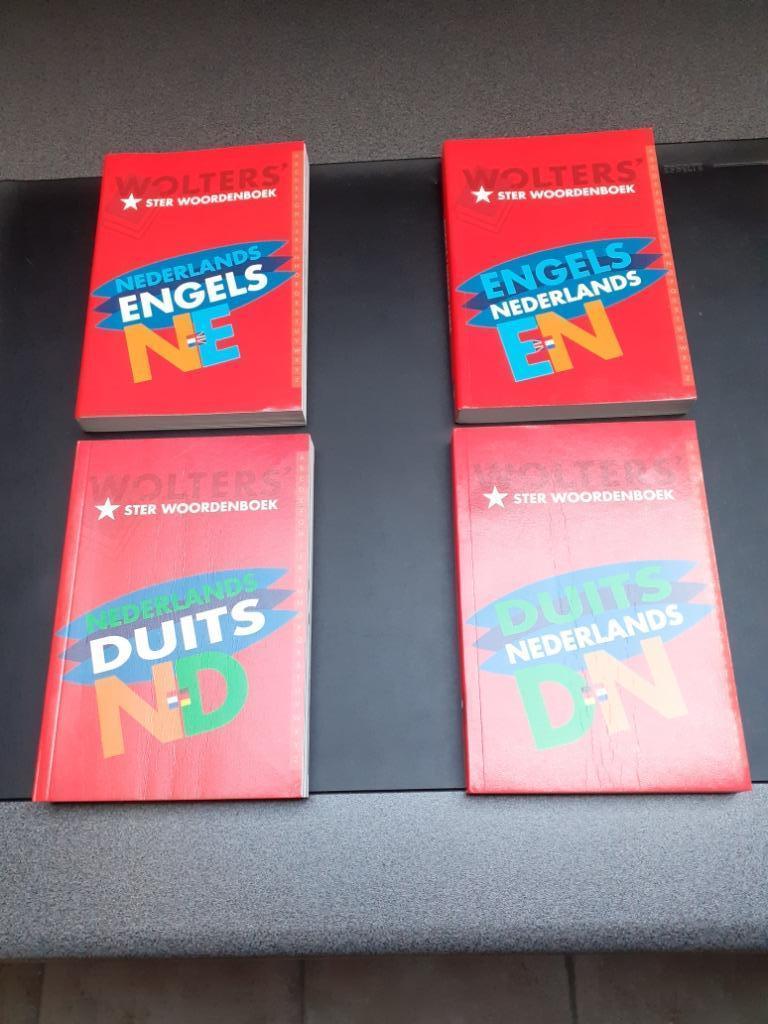 4 Wolters ster woordenboeken N-E/E-N/N-D en D-N-nieuw, Ophalen, Nieuw
